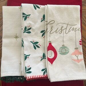 Christmas Target tea towels